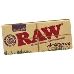 Raw Organic Artesano King Size Slim Rolling Papers 15ct Display